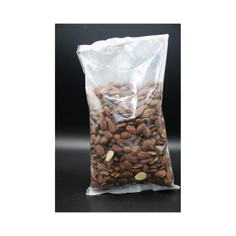 ALMENDRA PIEL  TOSTADA CON LEÑA BOLSA DE 1 KILO
